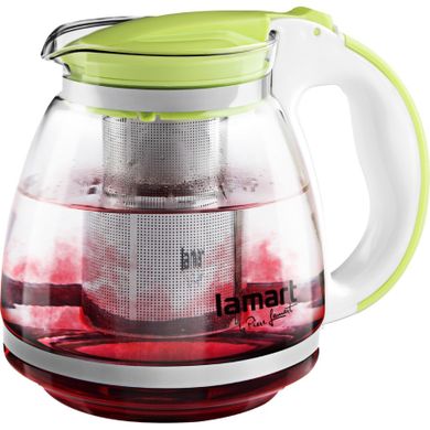 Lamart, dzbanek z zaparzaczem, LT7028, zielony, 1,5 l