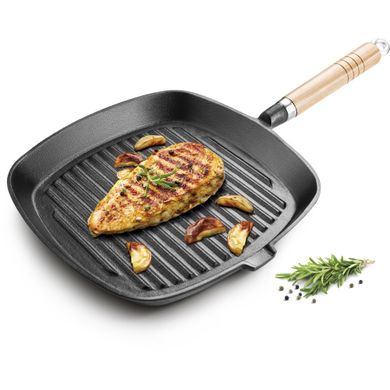 Lamart, Patelnia grillowa 24 cm, żeliwna LT 1063