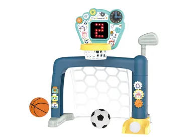 Lean Toys, bramka 3w1, golf koszykówka piłka nożna