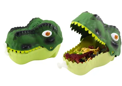 Lean Toys, Dinozaury, zestaw figurek w pojemniku, 45 elementów