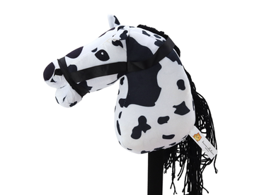 Lean Toys, Hobby Horse, konik na kiju, długowłosy, biały