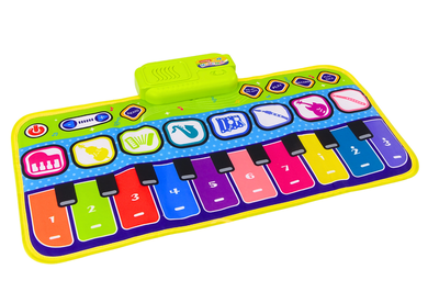 Lean Toys, interaktywna mata muzyczna, 30-60 cm