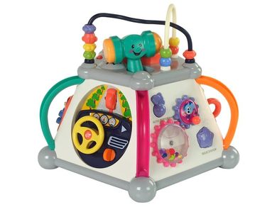Lean Toys, kostka multifunkcyjna edukacyjna, 5 ścianek