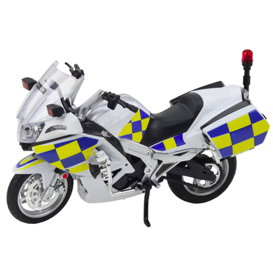 Lean Toys, motocykl policyjny, pojazd interaktywny, 1:12