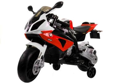 Lean Toys, Motor BMW, pojazd na akumulator, czerwony