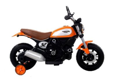 Lean Toys, Motor, pojazd na akumulator, pomarańczowy