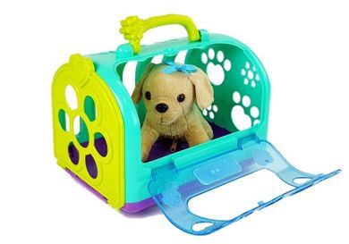 Lean Toys, piesek z transporterem i zestawem weterynarza