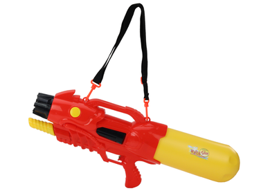 Lean Toys, pistolet na wodę, czerwony, 2850 ml