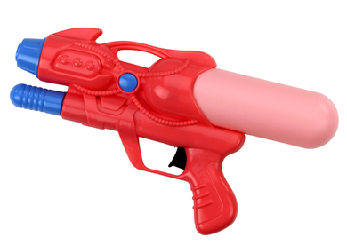 Lean Toys, pistolet na wodę z pompką, różowy, 180 ml