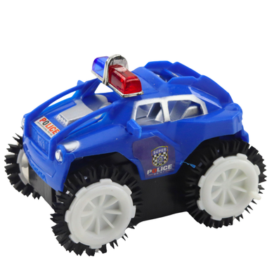 Lean Toys, Policja, przewrotek, pojazd z czujnikiem przeszkód