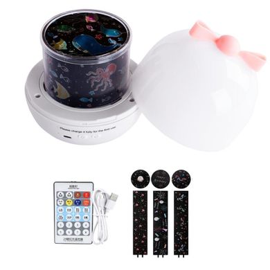 Lean Toys, projektor gwiazd dla dzieci, lampka nocna