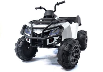 Lean Toys, Quad, pojazd na akumulator, biały