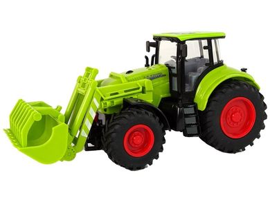 Lean Toys, traktor, pojazd rolniczy z napędem, zielony