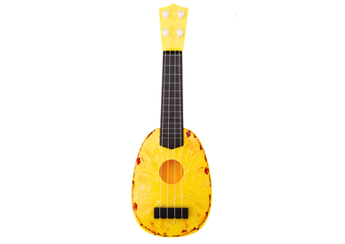 Lean Toys, ukulele, mini gitara, ananas, 15"