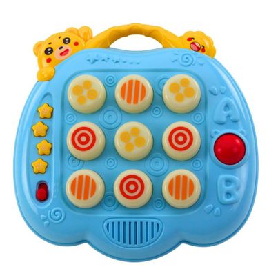 Lean Toys, Whac a Mole, zbijak, gra zręcznościowa, niebieska