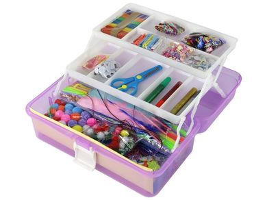 Lean Toys, zestaw kreatywny w walizce