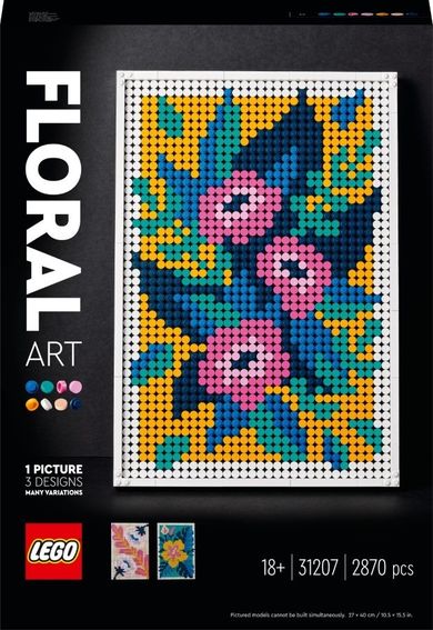 LEGO ART, Sztuka kwiatowa, 31207