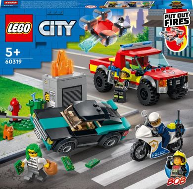LEGO City, Akcja strażacka i policyjny pościg, 60319