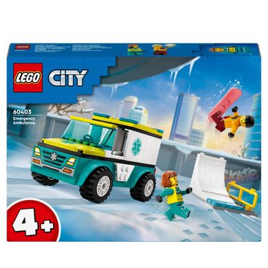 LEGO City, Karetka i snowboardzista, 60403