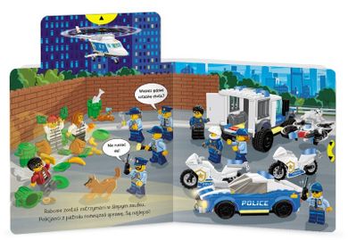 LEGO City. Policja w akcji. Książka z ruchomymi elementami