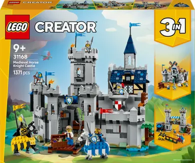 LEGO Creator 3 w 1, Średniowieczny zamek rycerzy konnych, 31168