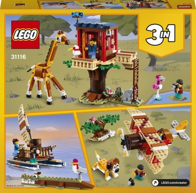 LEGO Creator, Domek na drzewie na safari, 31116