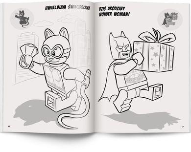 LEGO DC Comics. Kolorowanka z naklejkami