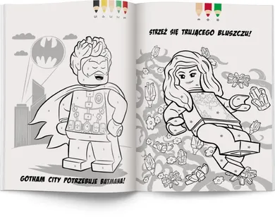 LEGO DC Super Heroes. Kolorowanka według kodu