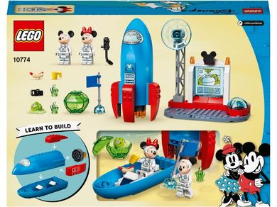LEGO Disney Mickey and Friends, Kosmiczna rakieta Myszki Miki i Minnie, 10774