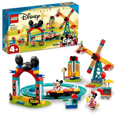 LEGO Disney Mickey and Friends, Miki, Minnie i Goofy w wesołym miasteczku, 10778