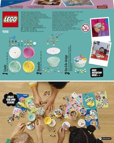 LEGO DOTS, Kreatywny zestaw z tortem, 41926