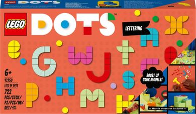 LEGO DOTS, Rozmaitości DOTS - literki, 41950