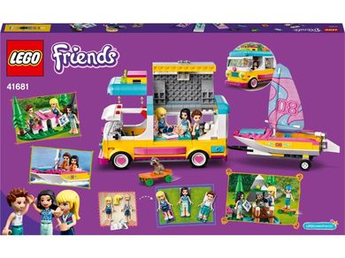 LEGO Friends, Leśny mikrobus kempingowy i żaglówka, 41681