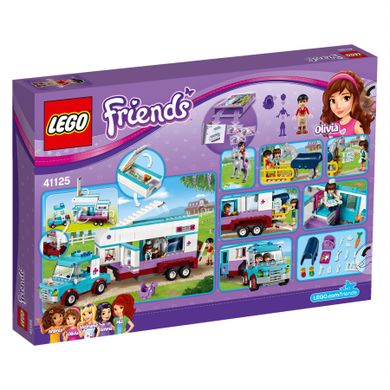 LEGO Friends, Przyczepa lecznicza dla koni, 41125