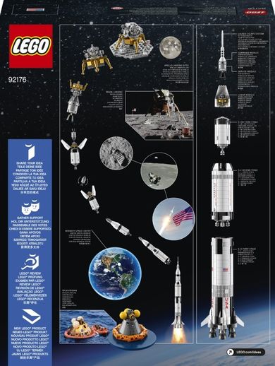 LEGO Ideas, Rakieta NASA Apollo Saturn V, 92176