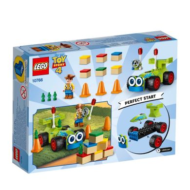 LEGO Juniors, Toy Story 4, Chudy i Pan Sterowany, 10766