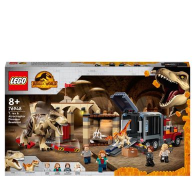 LEGO Jurassic World, Ucieczka tyranozaura i atrociraptora, 76948