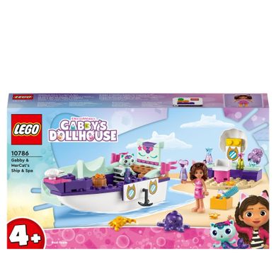 LEGO, Koci Domek Gabi, Statek i spa Gabi i Syrenkotki, 10786