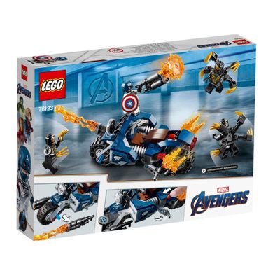 LEGO Marvel Super Heroes, Kapitan Ameryka - atak Outriderów, 76123
