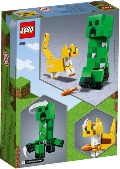 LEGO Minecraft, BigFig Creeper i Ocelot, 21156