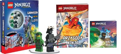 LEGO NINJAGO, Garmadon kontra Lloyd. Zestaw książek z klockami LEGO