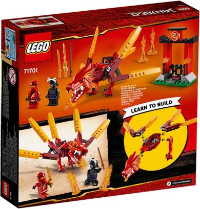 LEGO NINJAGO, Smok ognia Kaia, 71701