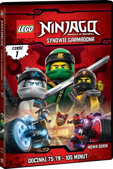 LEGO NINJAGO: Synowie Garmadona. Część 1. Odcinki 75-79. DVD