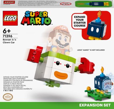 LEGO Super Mario, Zestaw rozszerzający Samochód klauna Bowsera Jr., 71396