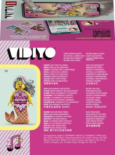 LEGO VIDIYO, Candy Mermaid BeatBox, 43102