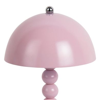 Leitmotiv, Bubbles, lampka stołowa, różowa, 16 cm