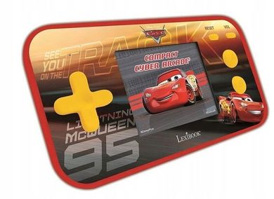 Lexibook, Auta, Compact Cyber Arcade, konsola podręczna, 150 gier