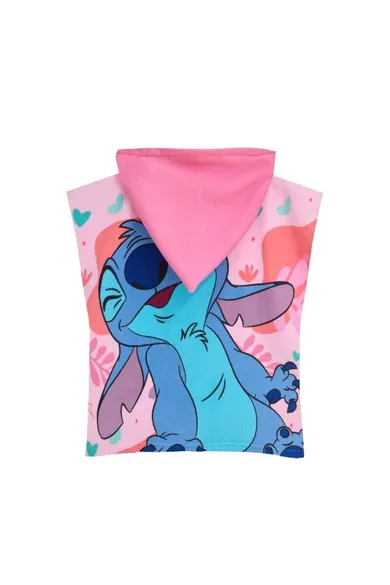 Lilo i Stitch, okrycie kąpielowe, ponczo, róż, 50-100 cm