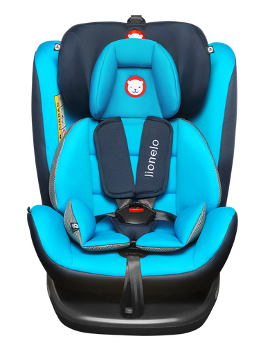 Lionelo, Bastiaan, fotelik samochodowy, 0-36 kg, niebieski