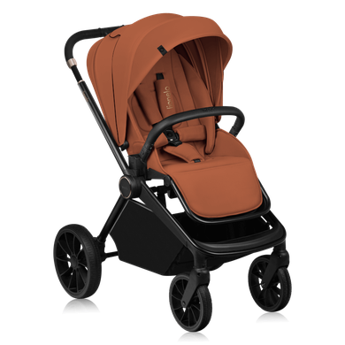 Lionelo, Mika Plus, wózek wielofunkcyjny, 3w1, Brown Rust